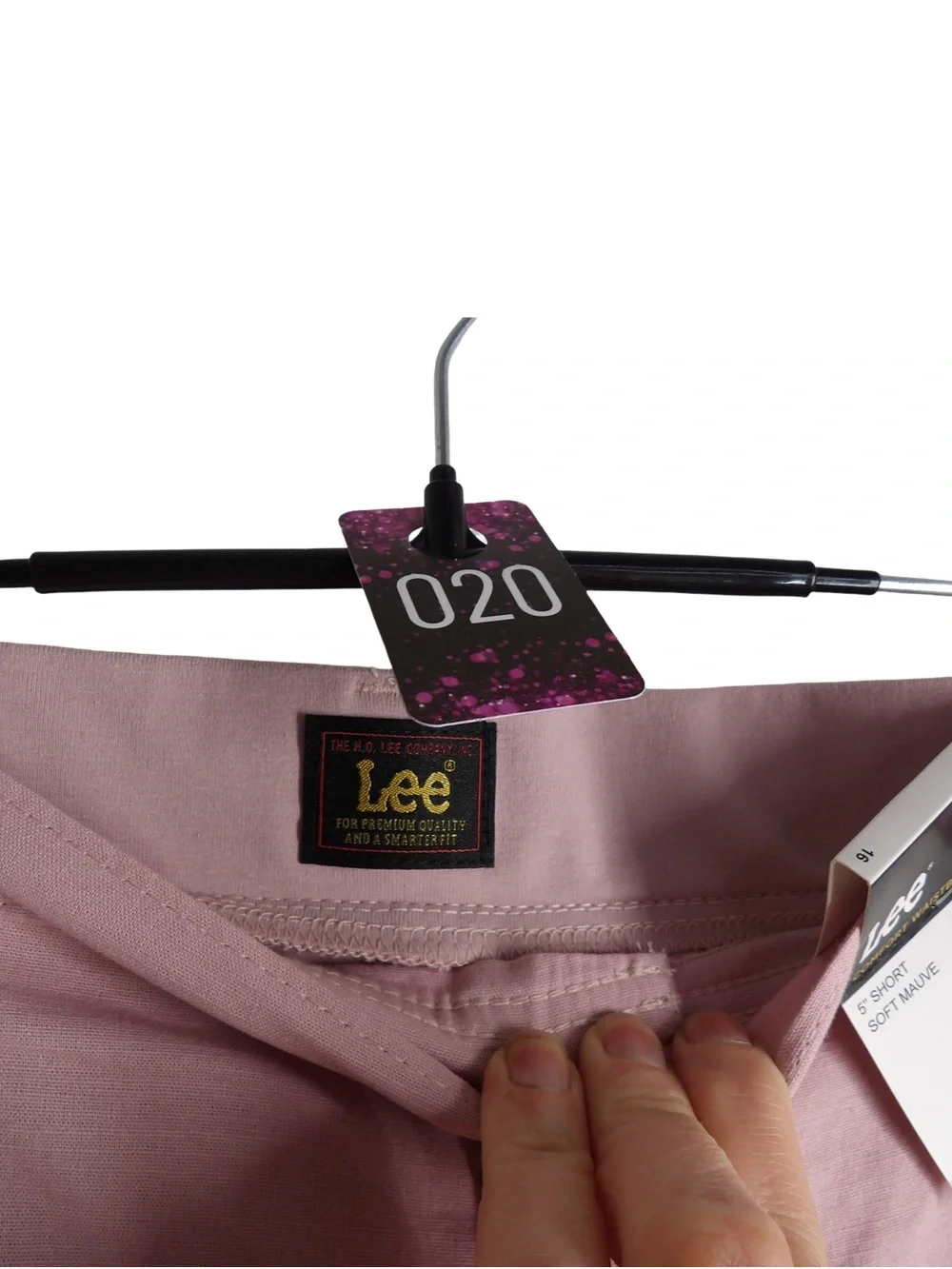 Lee Women's Light Pink Cargo Shorts